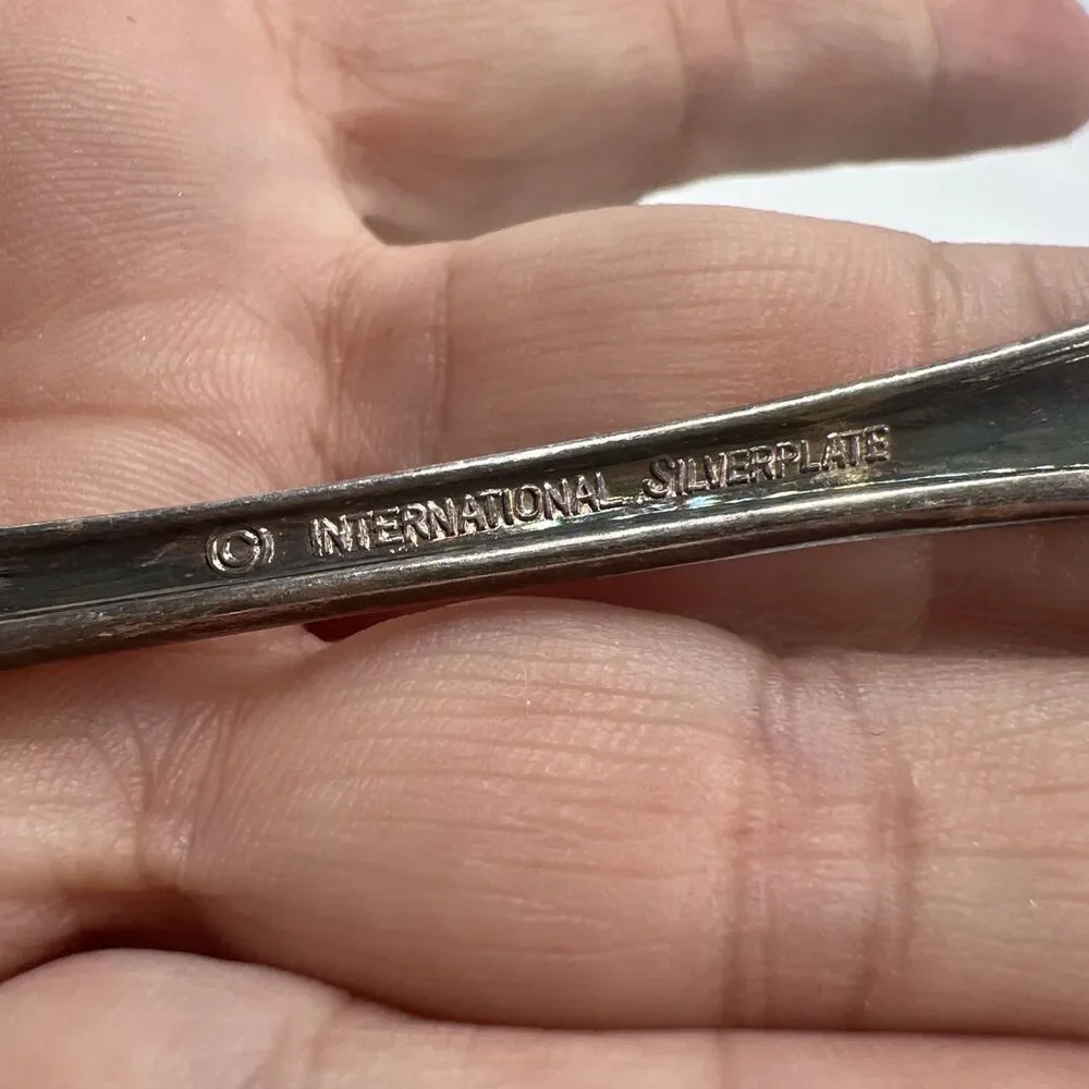 International Silver-plate Korea Teaspoon Spoon Royal Shell / Shell Tip